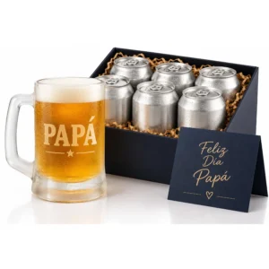 Frosted Beer Mug & Personalized Beer Box