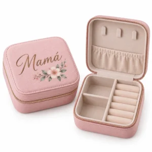 Personalized Travel Jewelry Case