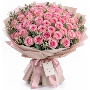 50-Rose Queen Bouquet