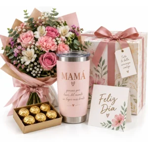20 oz Tumbler & Flower Gift Box