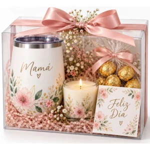 Wine Tumbler, Candle & Ferrero Gift Box