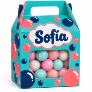 Bubble Gum Favor Box — Style 2