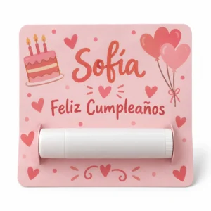 Custom Chapstick Card Favor